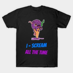 Halloween Cute Ice Cream Monster T-Shirt